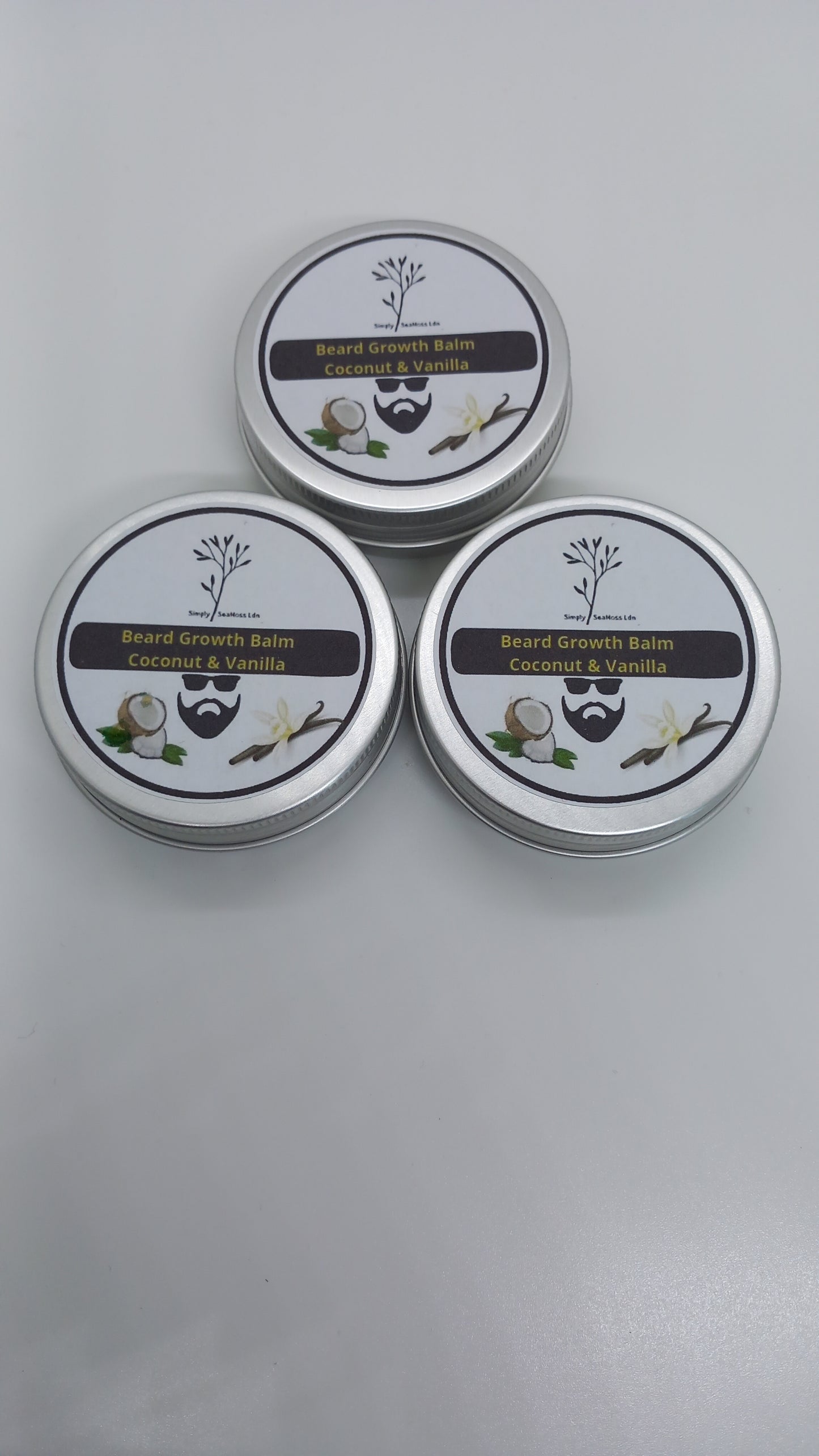 Beard Growth Balm Coconut & Vanilla- 60ml