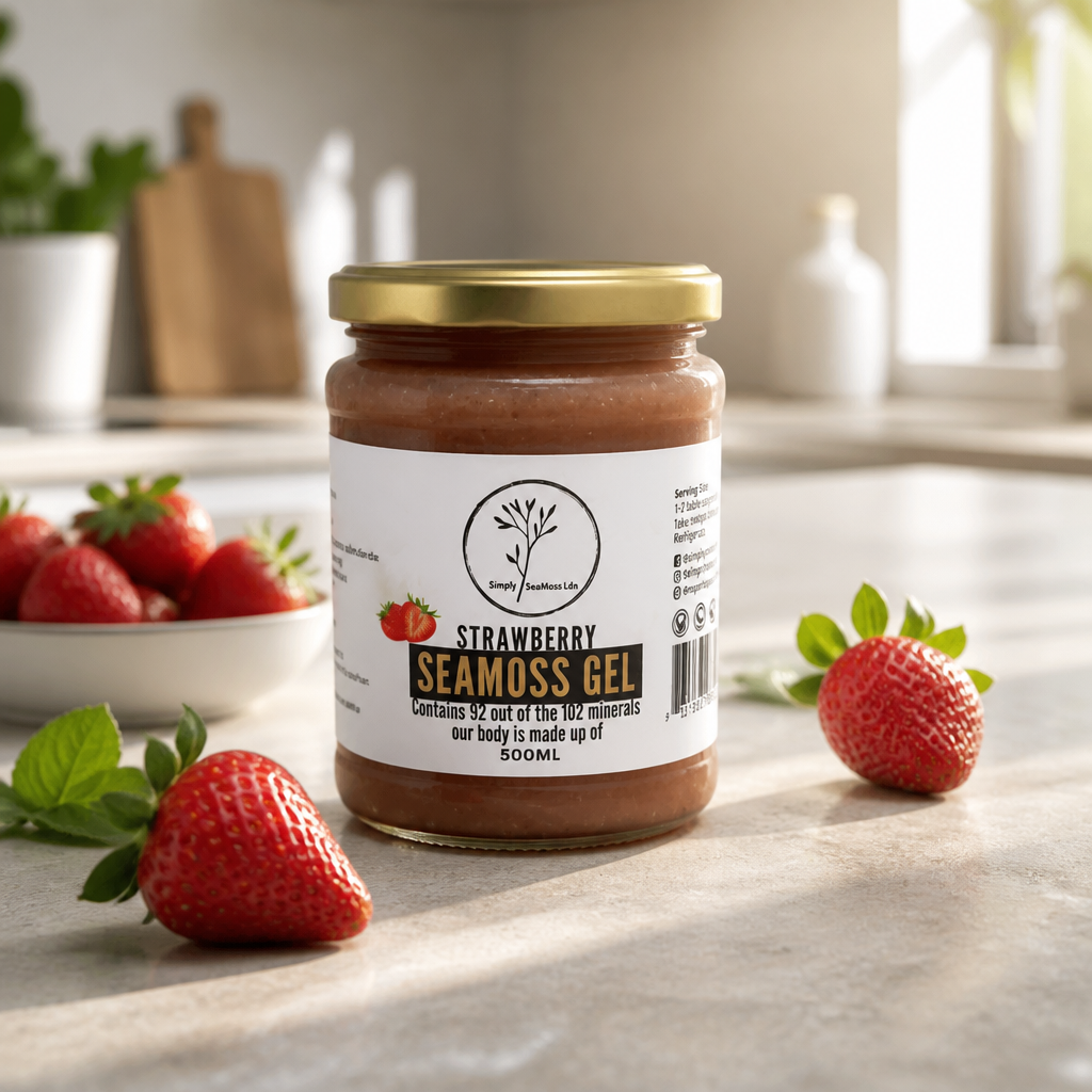 Strawberry Infused Seamoss Gel