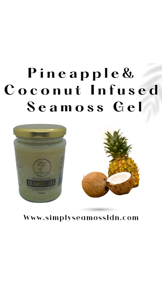 Pineapple & Coconut Infused Seamoss Gel