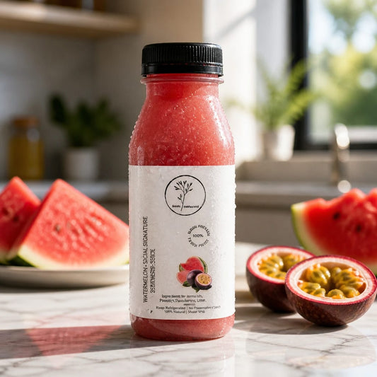 Watermelon & Passionfruit Seamoss Juice