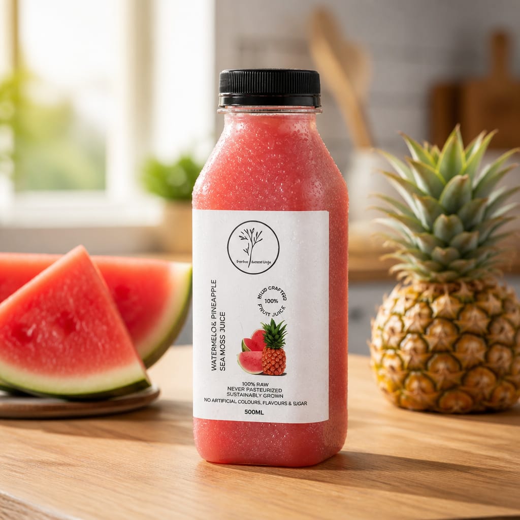 Watermelon & Pineapple seamoss juice