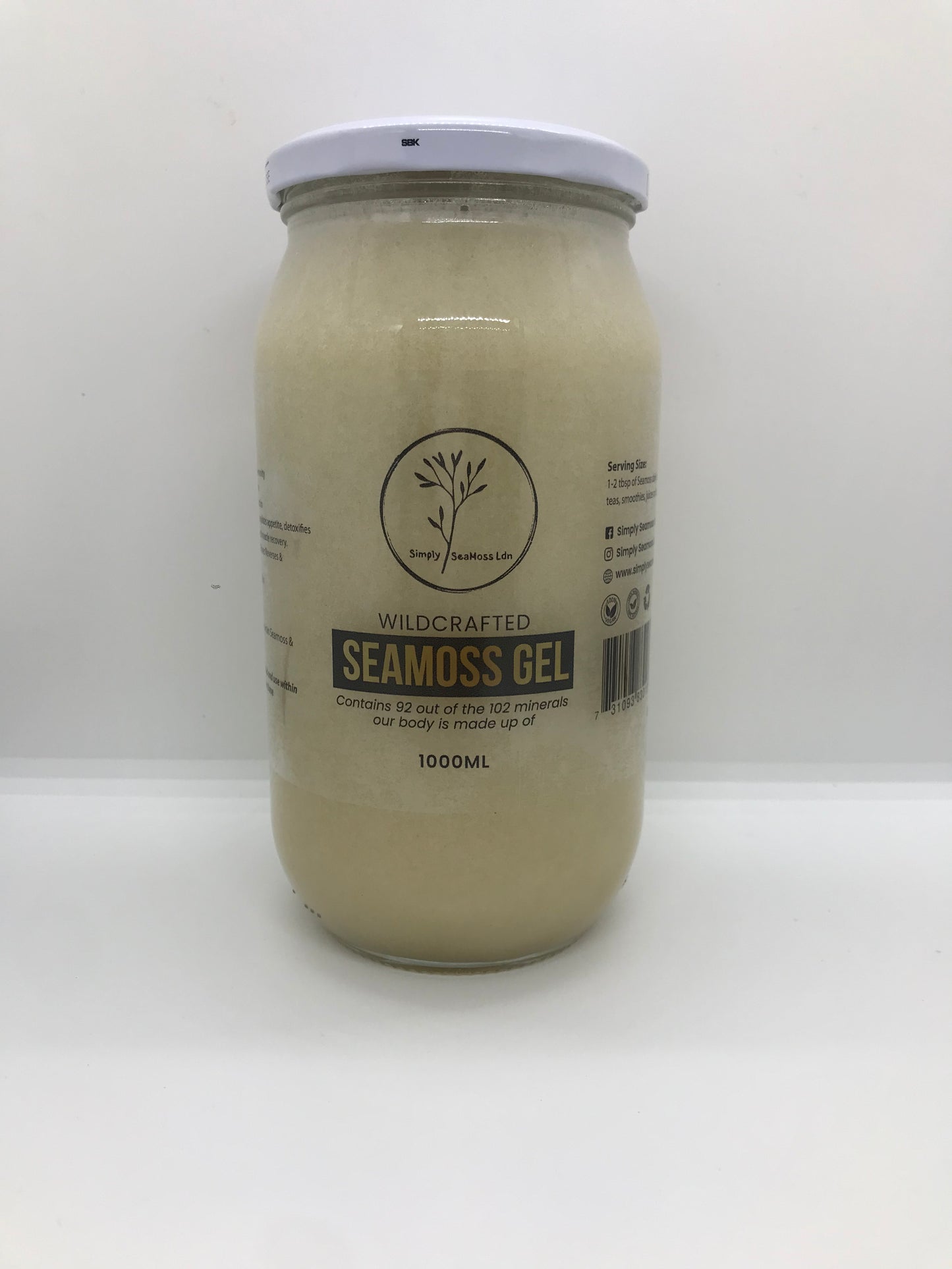 1 Litre Seamoss Gel